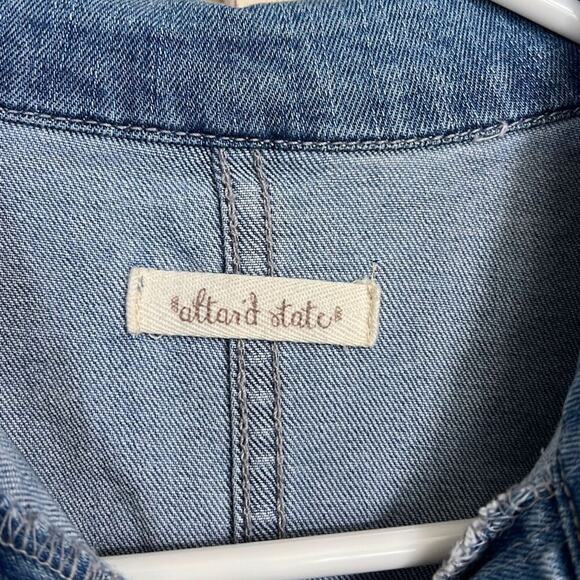 Altar’d State size XS denim jean jumpsuit - Picture 3 of 6